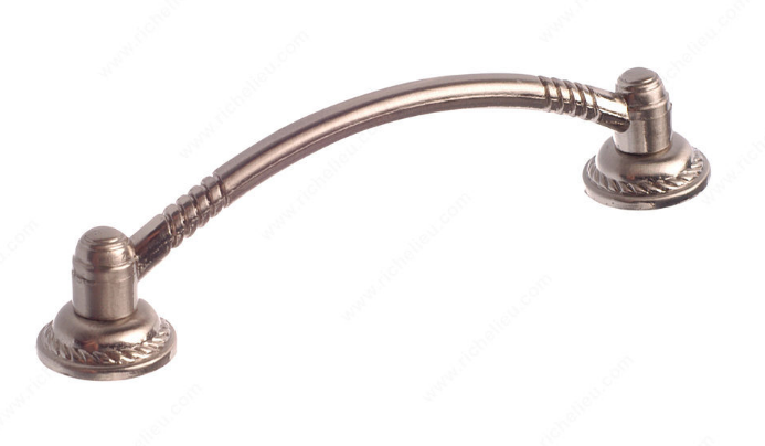 Richelieu Hardware 2367 - Traditional Metal Pull Brushed Nickel